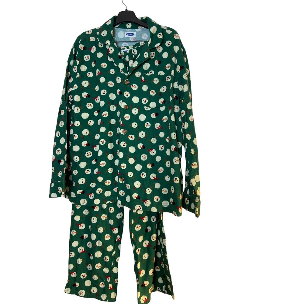Old Navy pajama set‎ snowman /holiday
